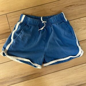 Tea Collection Boys Sporty Ringer Shorts in Blue, size 6